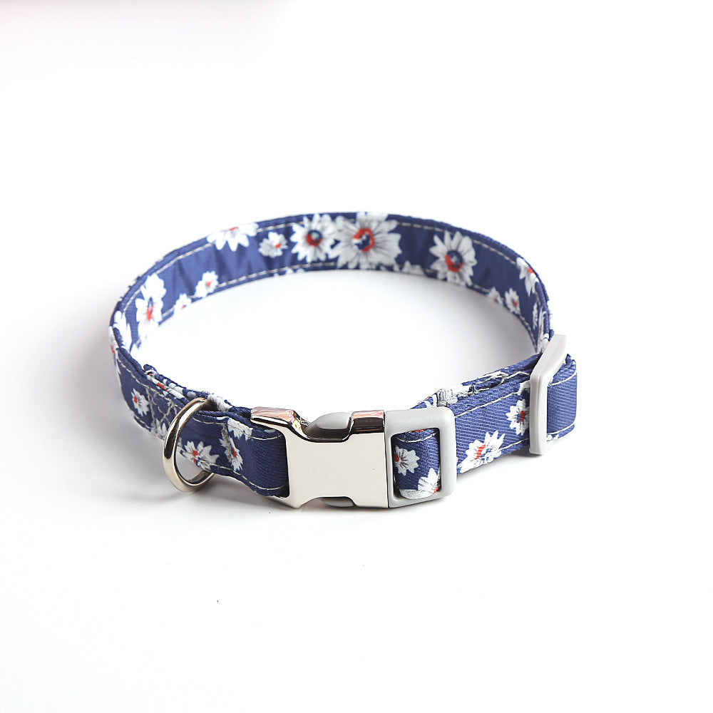 Cute Fabric Buckle Collars