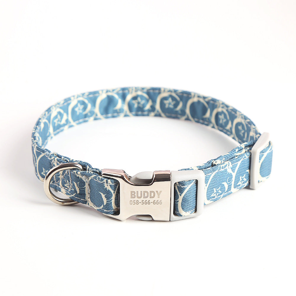 Cute Fabric Buckle Collars