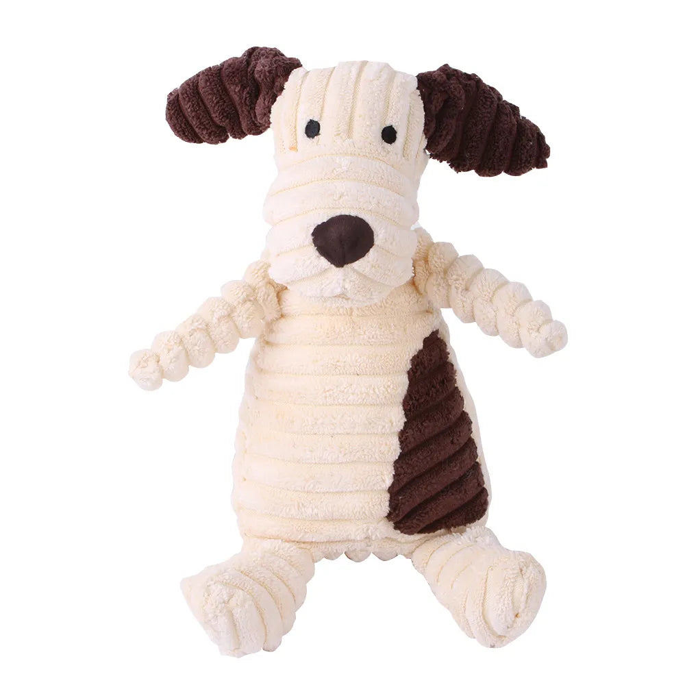 Corduroy Squeaky Dog Toys